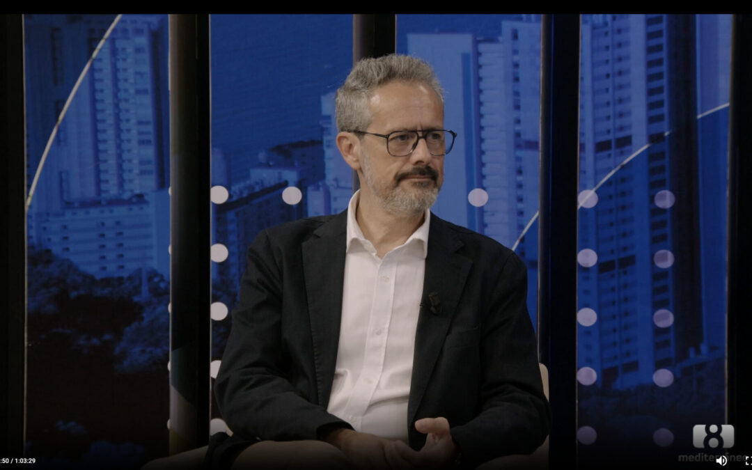 Jorge Benítez, en La 8 Mediterráneo: “Un mundo sin seguros sería hoy inviable”