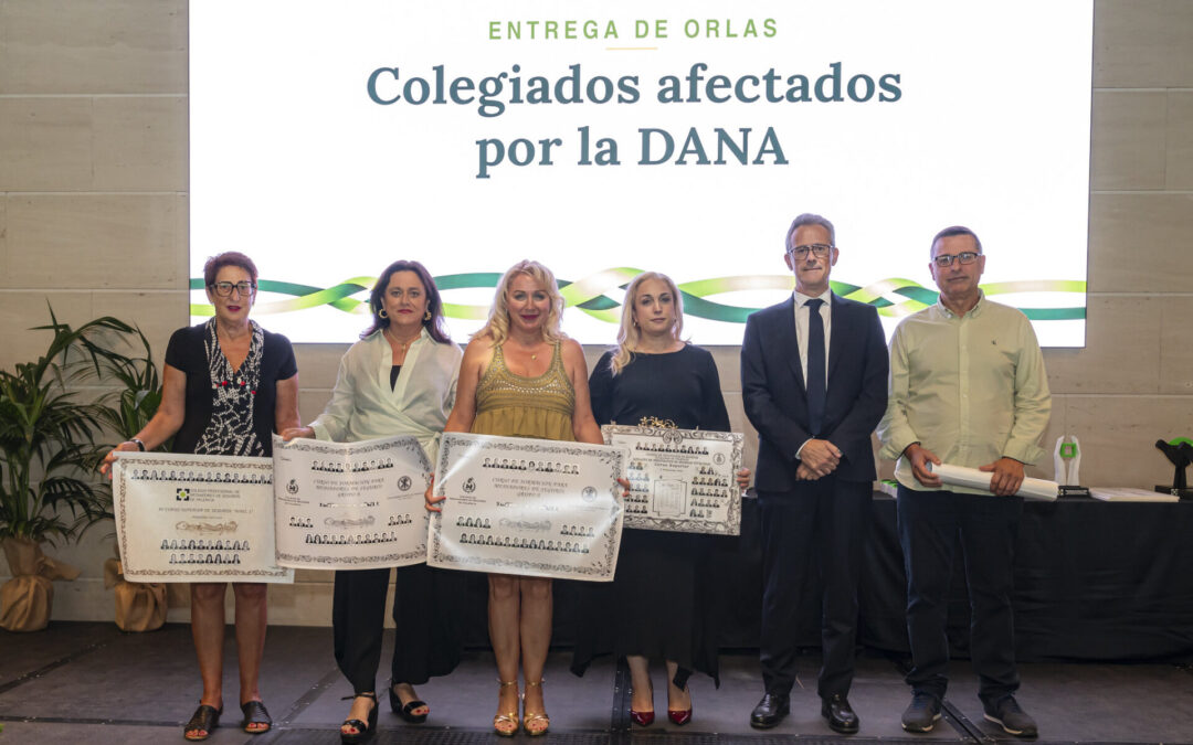 El Colegio de Mediadores de Seguros de Valencia celebra su Patrona devolviendo a sus colegiados las orlas que se llevó la DANA